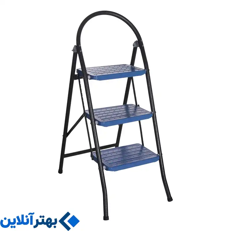 نردبان تاشو 3 پله فلزی