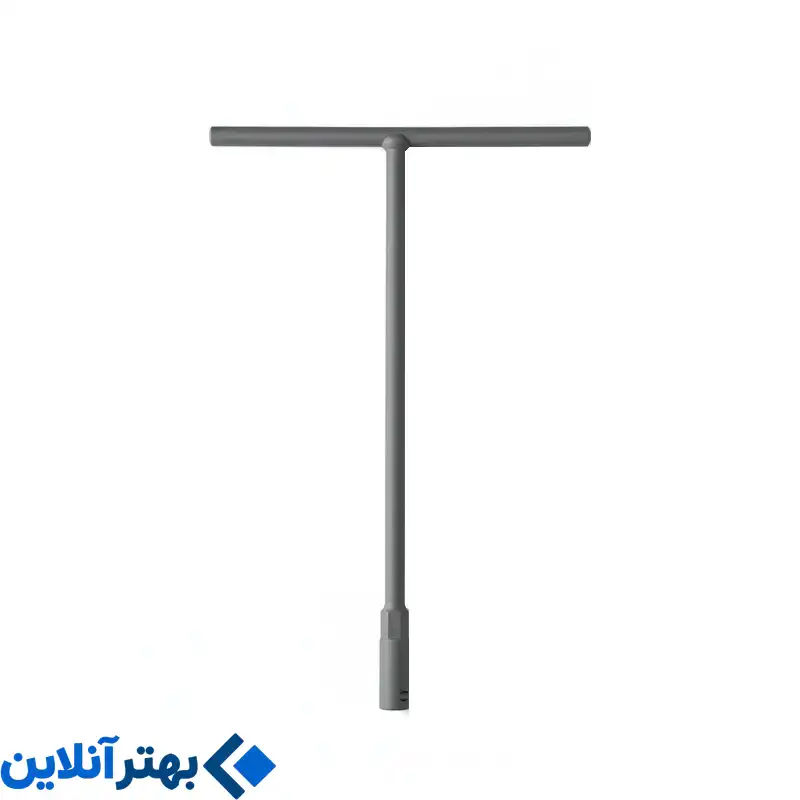 آچار بکس تی شکل سایز 10 میلی متر دسته بلند از آلیاژ فولاد کروم