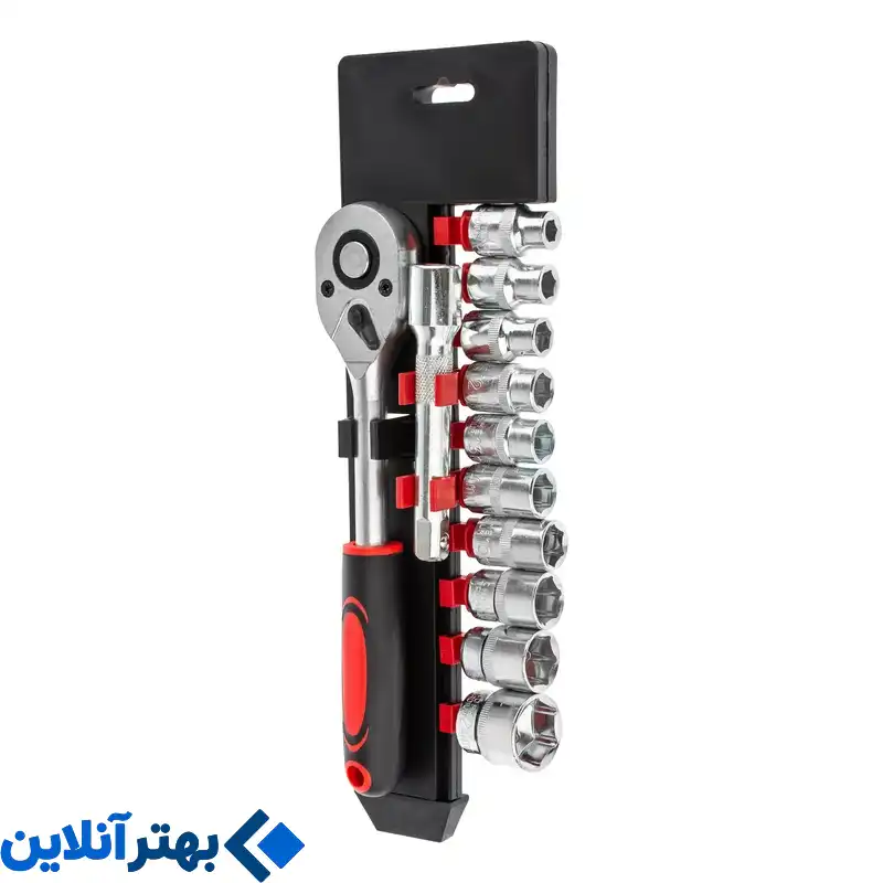 آچار بکس دسته کوتاه درایور 1/2 اینچ کروم وانادیوم