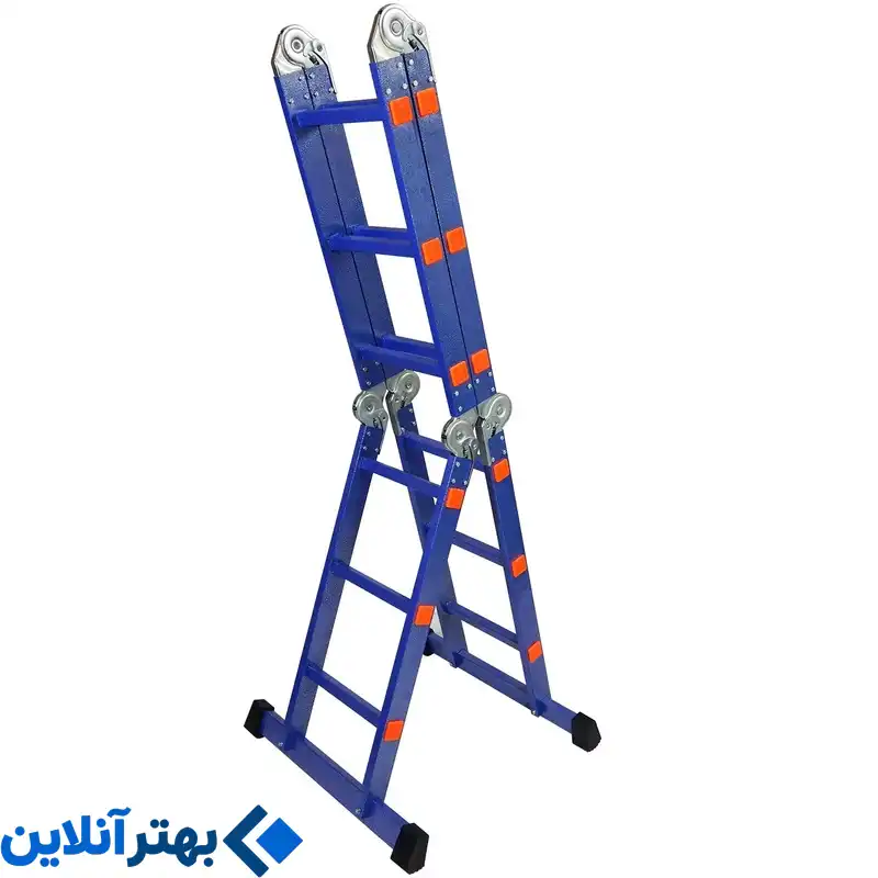 نردبان آلومینیومی چهار تکه 12 پله آسانکار