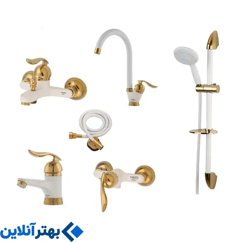 ست شیرآلات 6 عددی فاخته مدل قهرمان سازه
