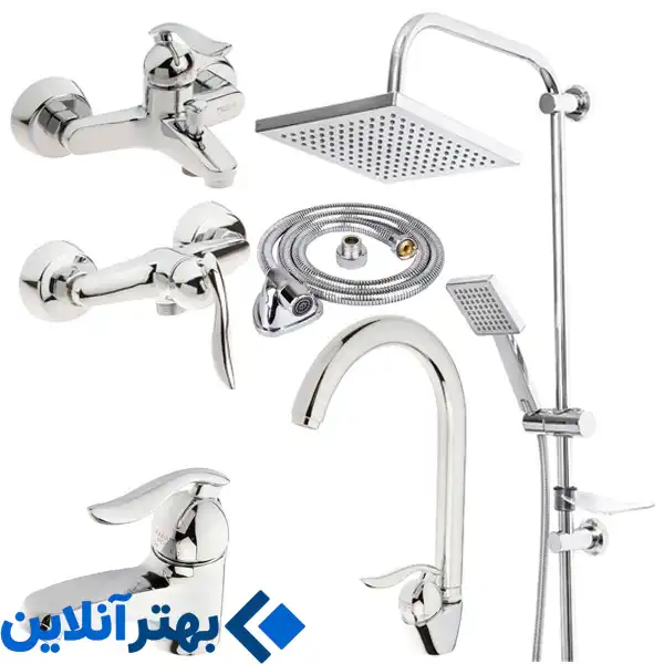 ست شیرآلات فراست پویا مدل K2 مجموعه 6 عددی