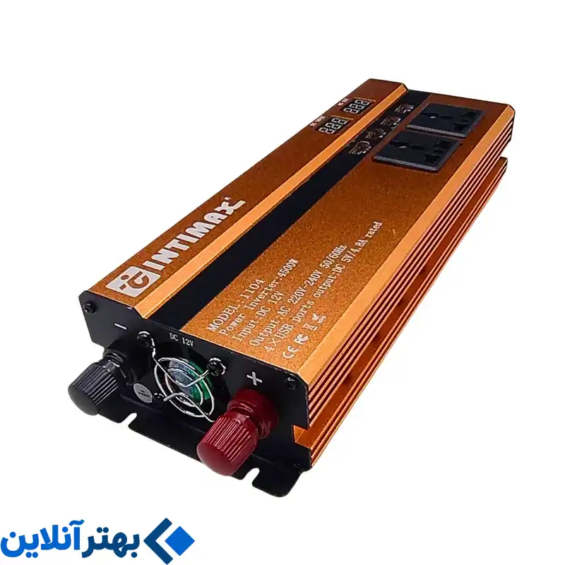 مبدل برق خودرو صنعتی اینتیمکث کد 1104 ظرفیت 4500 وات
