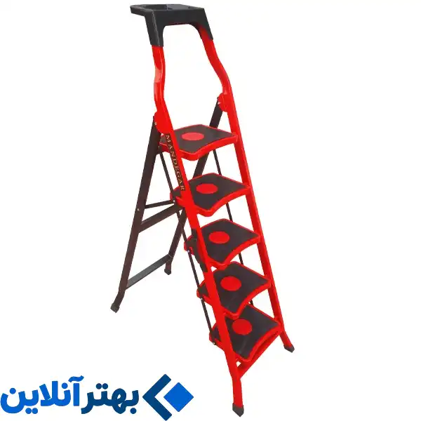 نردبان آهنی 5 پله ماندگار مدل سما