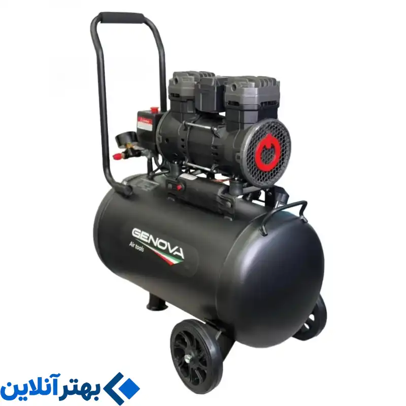کمپرسور باد تک موتوره بدون روغن با مخزن 24 لیتر مدل 2_1390BF24