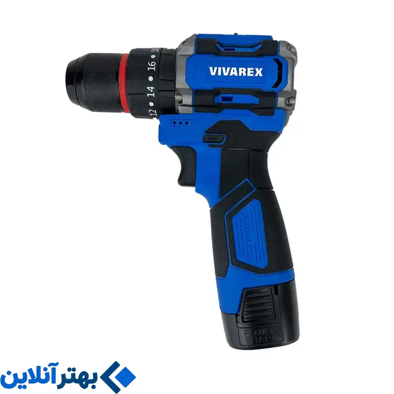 دریل شارژی 16/8 ولت براشلس ویوارکس مدل VR1610V-21BL