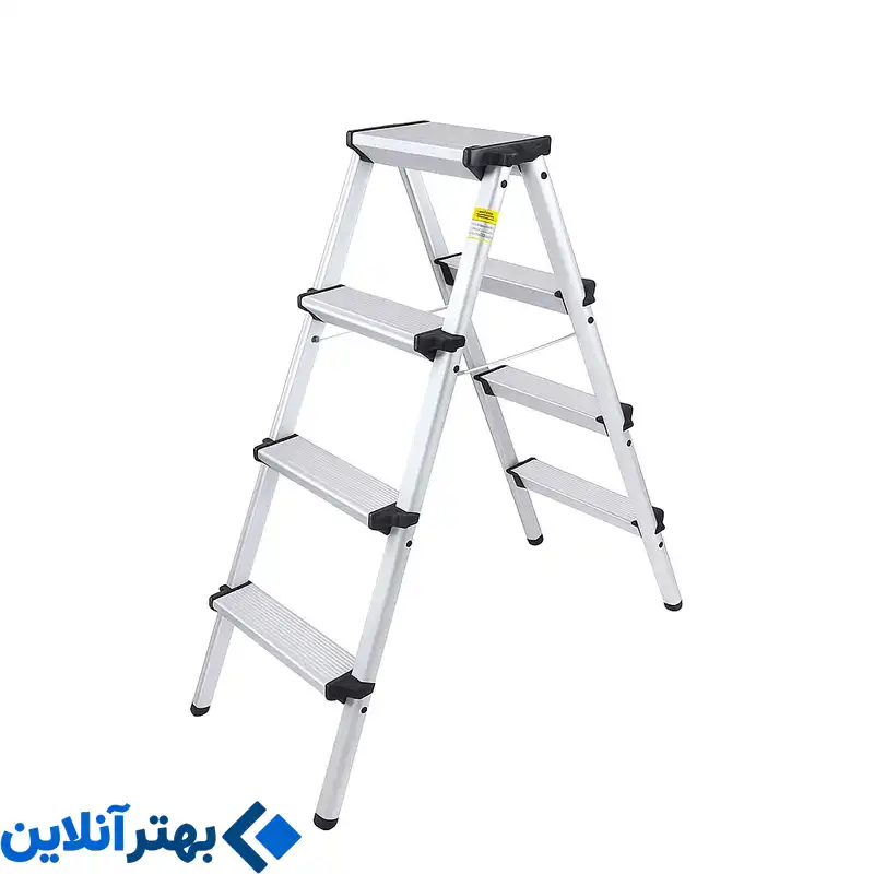 نردبان 4 پله تاشو مدل w4p