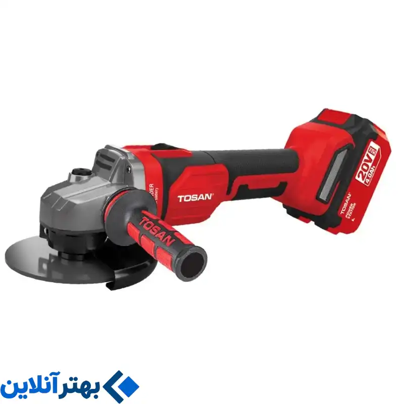 مینی فرز شارژی براشلس 115 میلی متری 20 ولت توسن مدل 9320