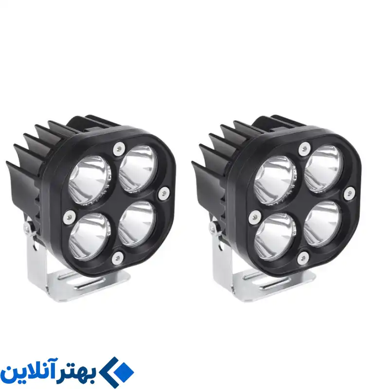 پرژکتور افرودی 40 وات خودرو مدل 4in1 بسته 2 عددی