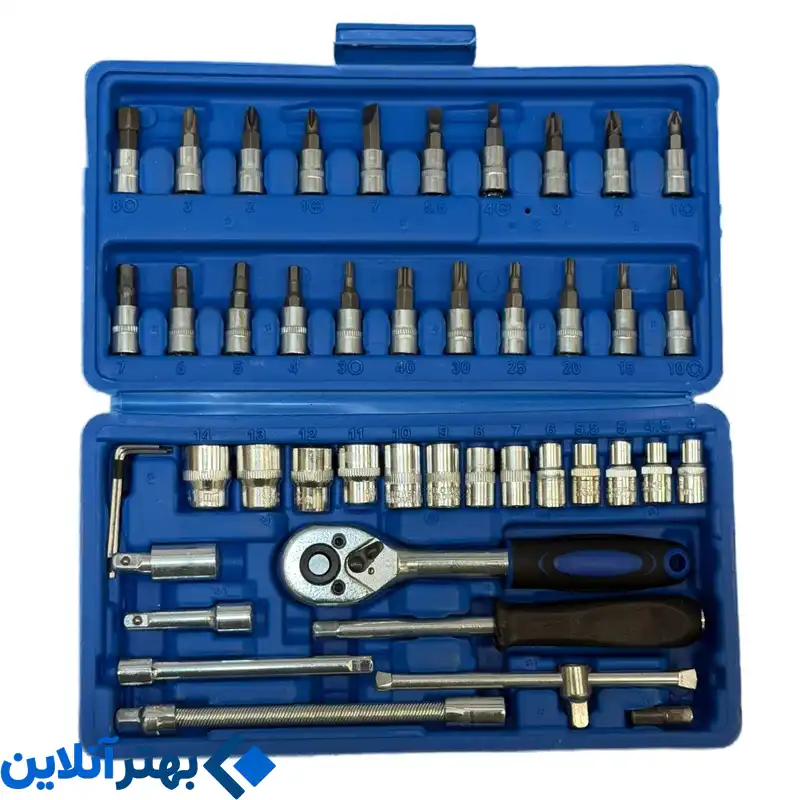 آچار بکس دلیکس کد BL46 مجموعه 46 عددی