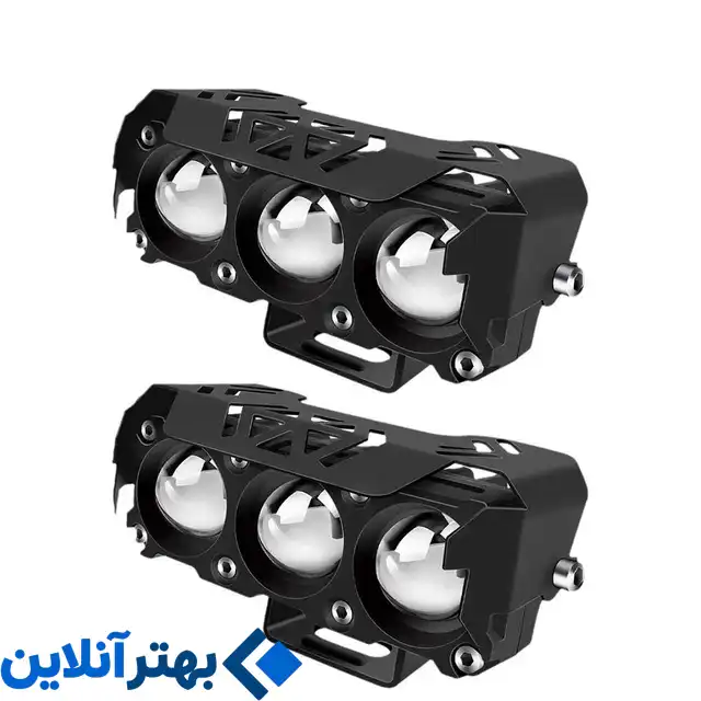 پروژکتور آفرودی موتور سیکلت و خودرو مدل 3-LNZ بسته 2 عددی